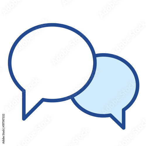 Sprechblasen Vector Icon