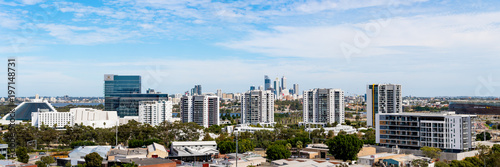 Panoramic view of Rivervale, Perth, Western Australia.