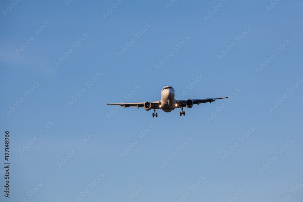 Fototapeta premium flying over plane