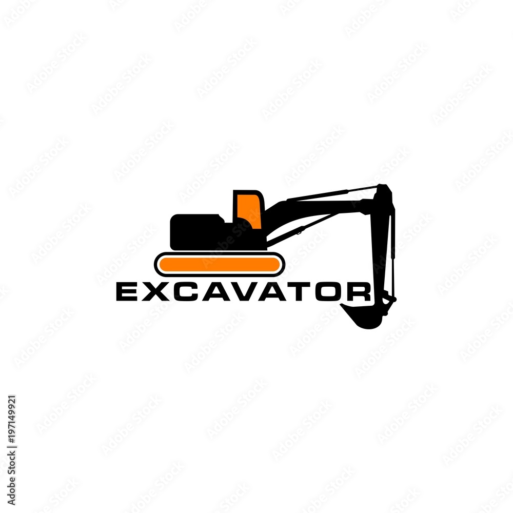 excavator logo vector excavator logo vector
