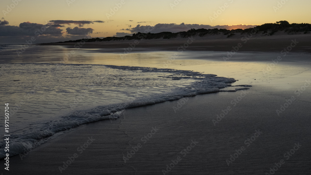 Sunset on 90 Mile Beach in Victoria Australia