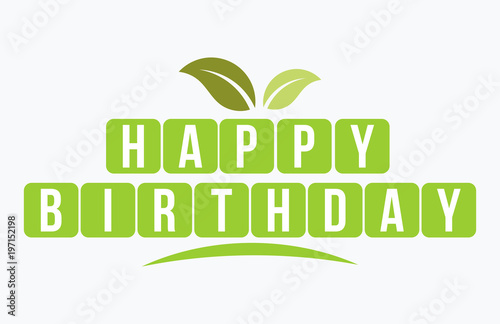 Happy Birthday Vector Illustration