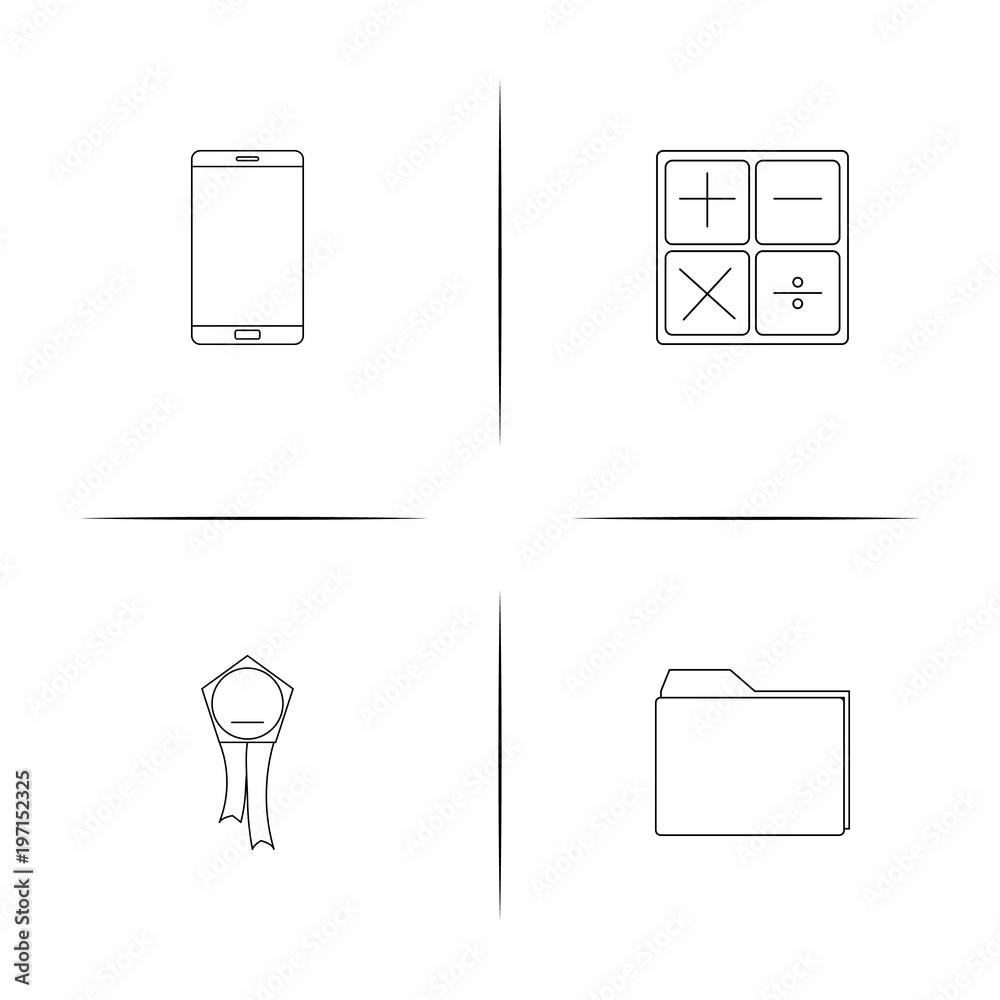Web And Text simple linear icon set.Simple outline icons Web And Text simple linear icon set.Simple outline icons