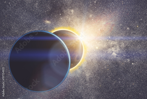 Fototapeta Naklejka Na Ścianę i Meble -  Eclipse of the Sun. 
