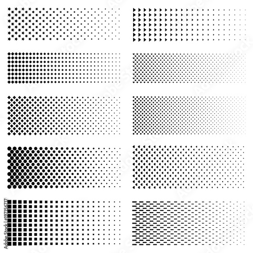 Dotted gradient set