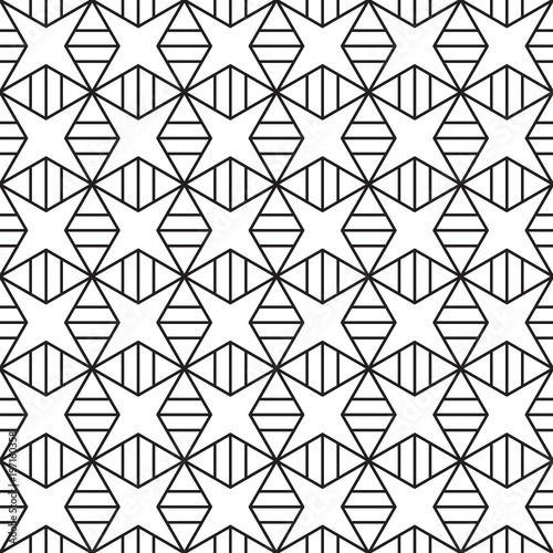 Star Square Pattern Seamles...