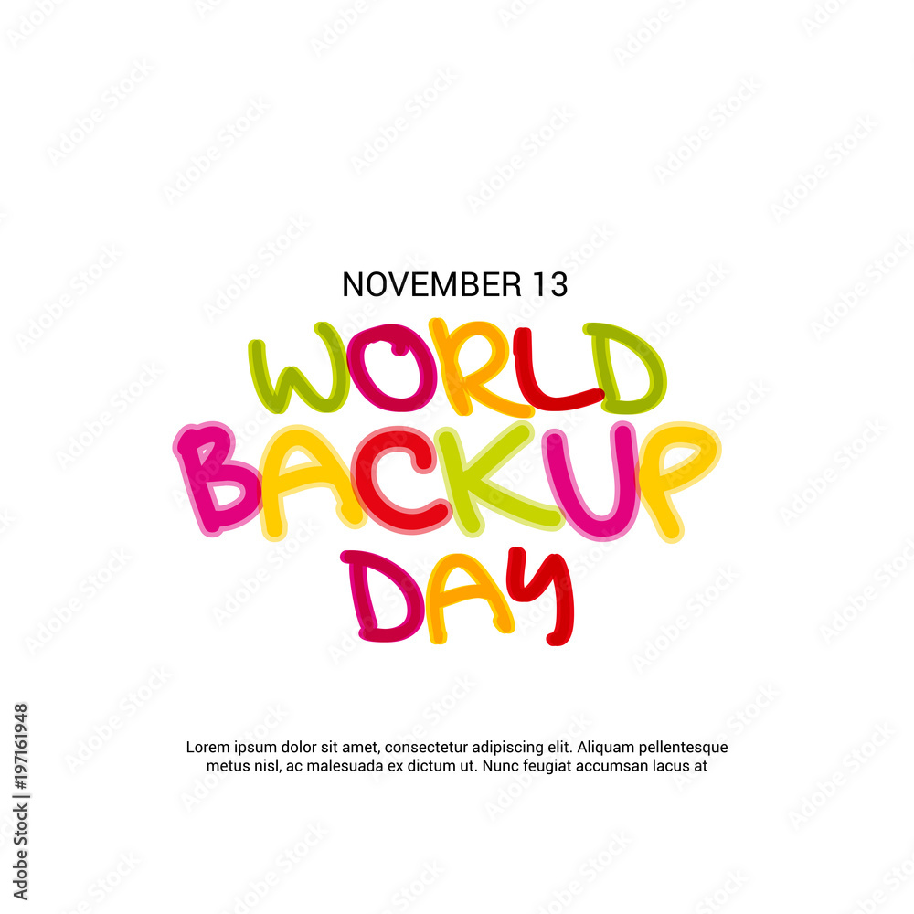 World Backup Day.