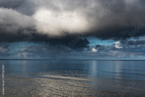 Clouds over gulf of Riga, Baltic sea. © Janis Smits