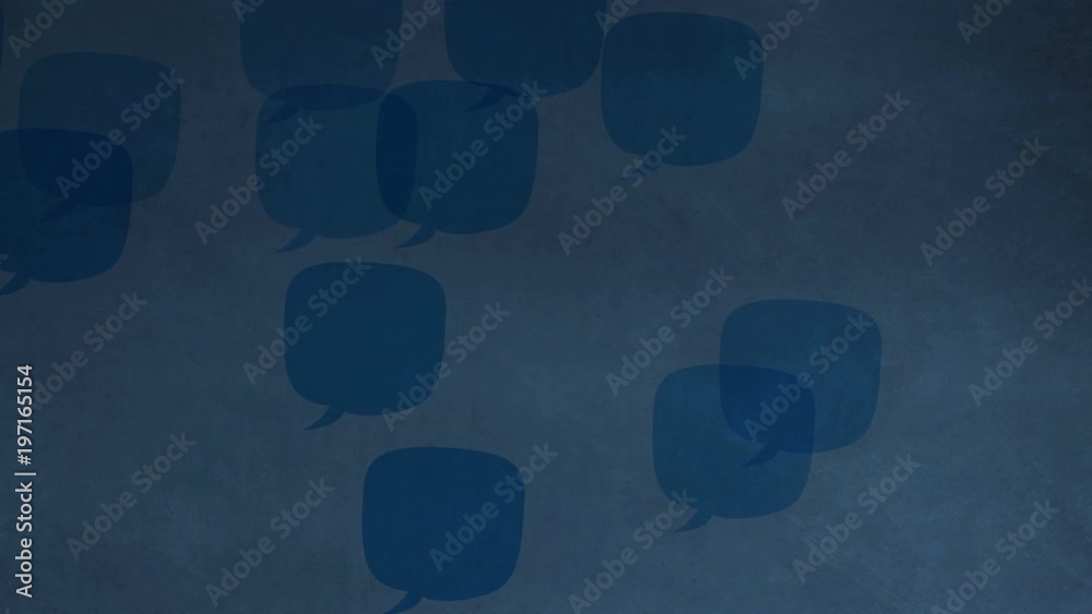 Animated blank speech bubbles on textured background. Concept of communication, web chat and business dialogue Animated blank speech bubbles on textured background. Concept of communication, web chat and business dialogue