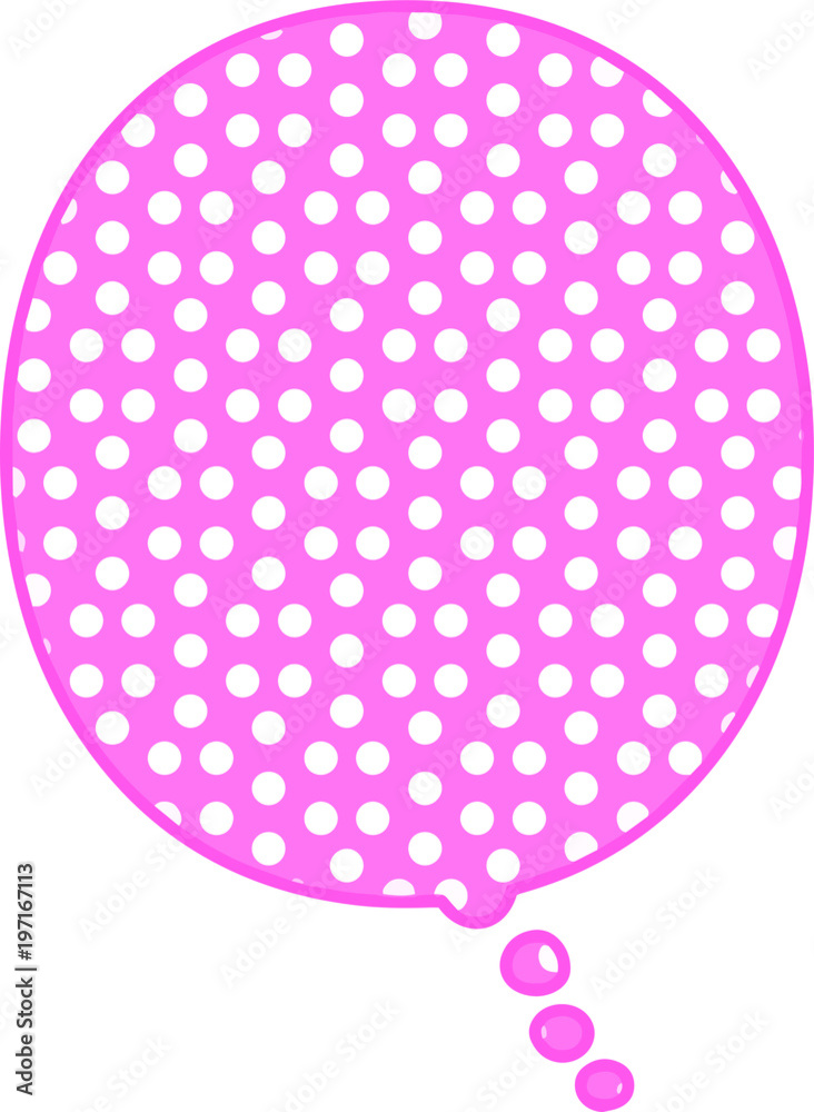 Cartoon's Soft color dot speech balloon 9 Cartoon's Soft color dot speech balloon 9