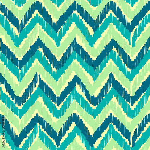 Abstract Ikat and boho style handcraft fabric pattern. Traditional Ethnic design for clothing and textile background, carpet or wallpaper