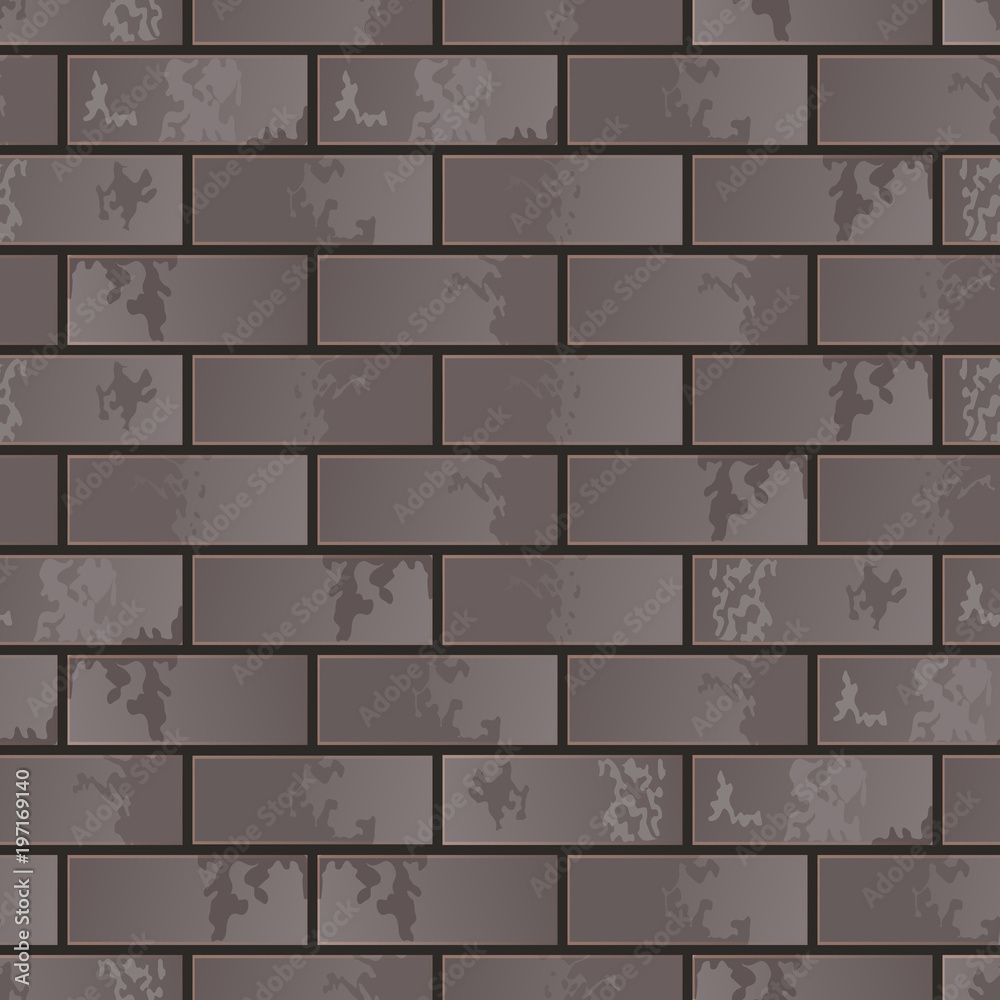 Stone wall vector illustration. Gray brick and black seams. Seamless pattern background. Stone wall vector illustration. Gray brick and black seams. Seamless pattern background.
