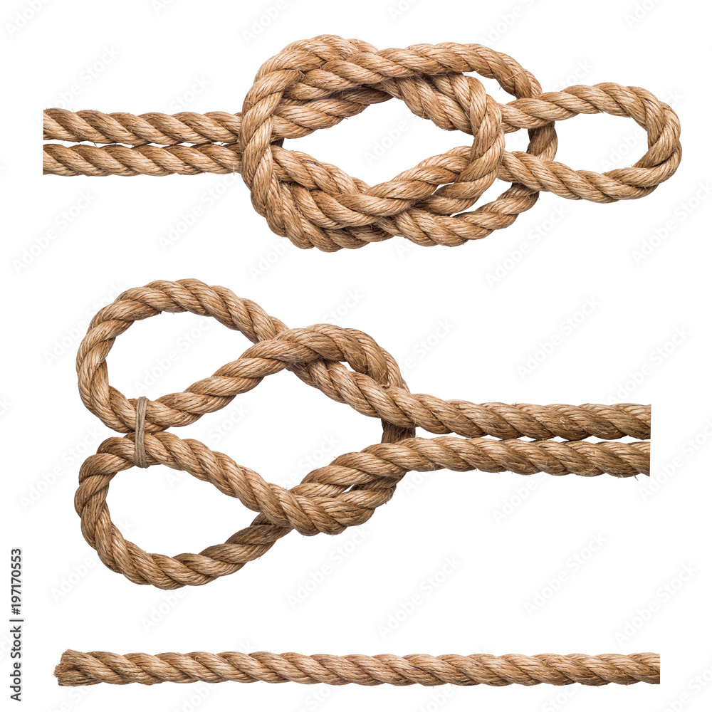 Nautical rope with knot Stock Photo by ©VadimVasenin 173768198