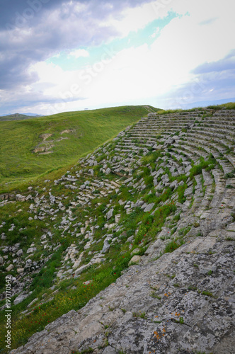 Old Greek Amphitheater Lost in the Middle of Nowhere