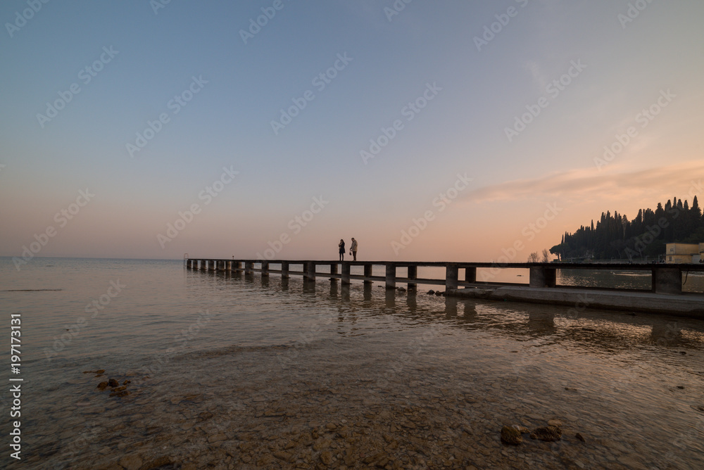 Fototapeta premium spiaggia giamaicana di sirmione