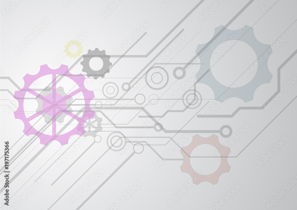 Obraz premium technology background design