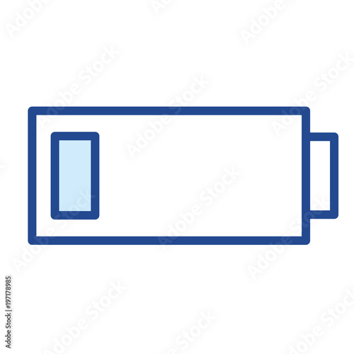 Leere Batterie Vector Icon