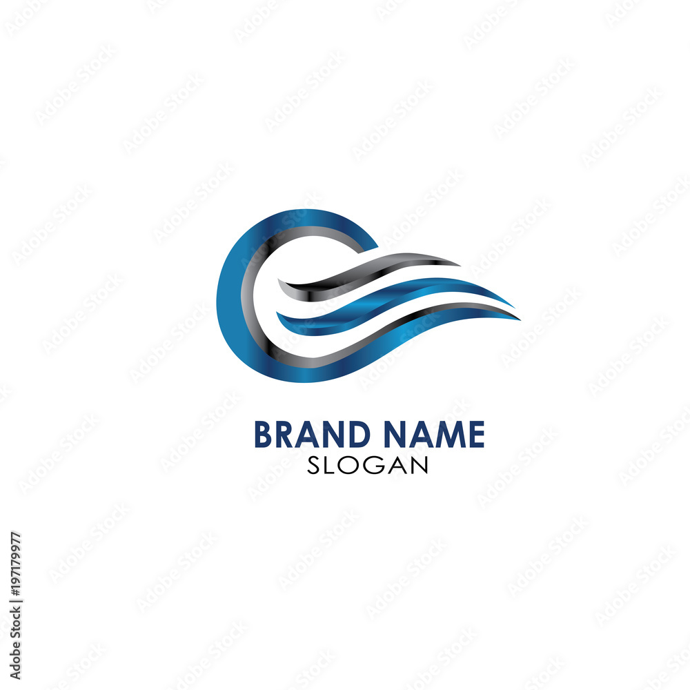 Fototapeta premium logo businessman up market