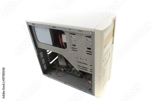 old computer case