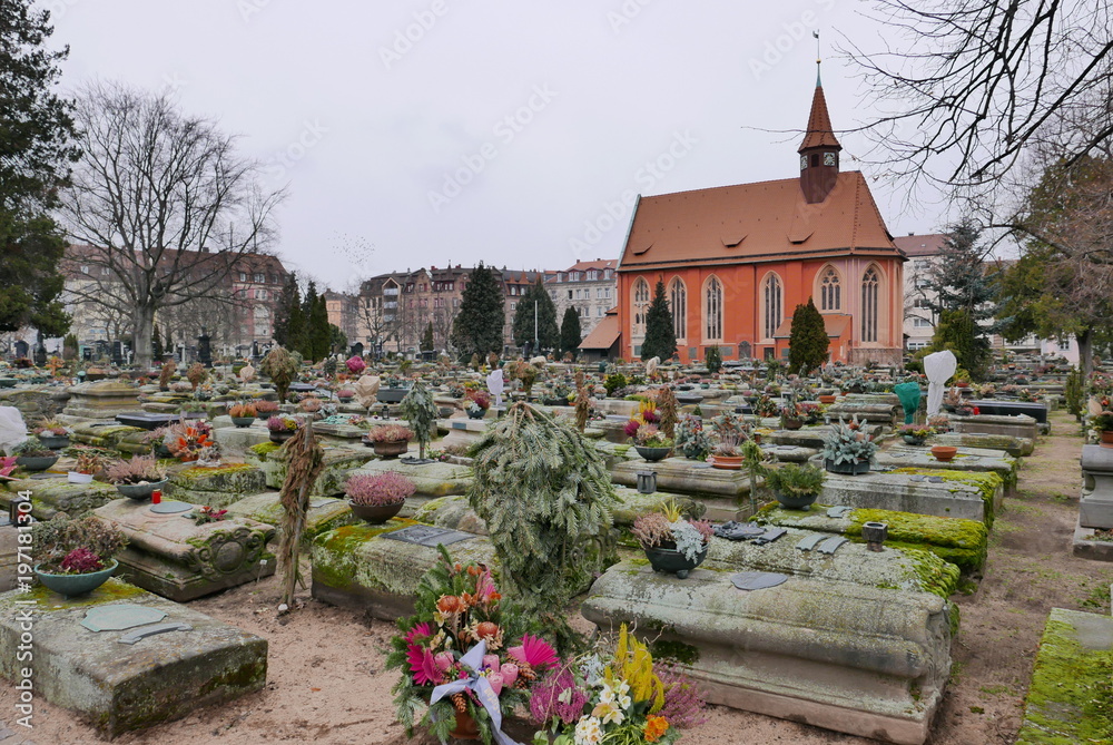 Obraz premium St. Johannisfriedhof