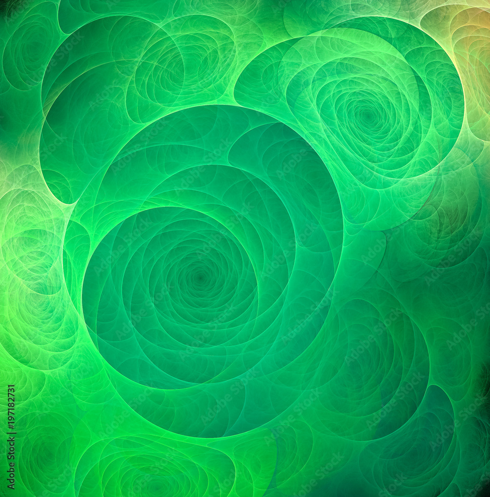 Fractal green pastel curls Fractal green pastel curls