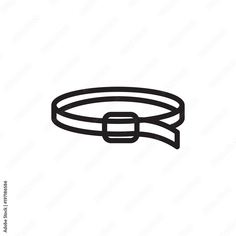 belt outlined vector icon. Modern simple isolated sign. Pixel perfect vector illustration for logo, website, mobile app and other designs belt outlined vector icon. Modern simple isolated sign. Pixel perfect vector illustration for logo, website, mobile app and other designs