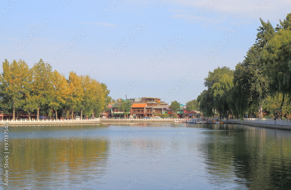 Houhai lake Futong street Beijing China