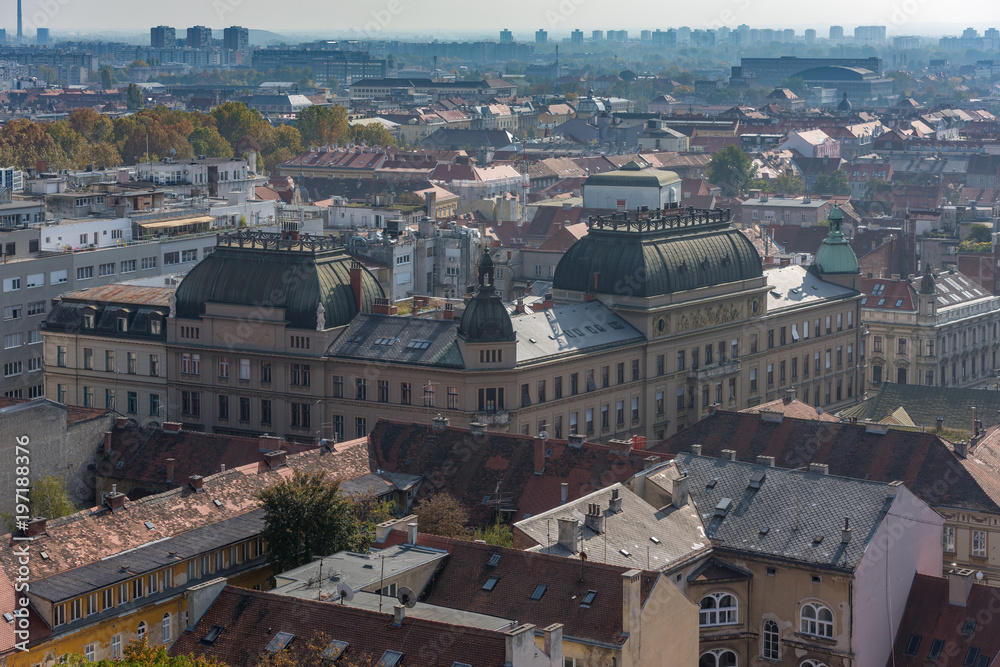 Zagreb - Stadtansichten von oben