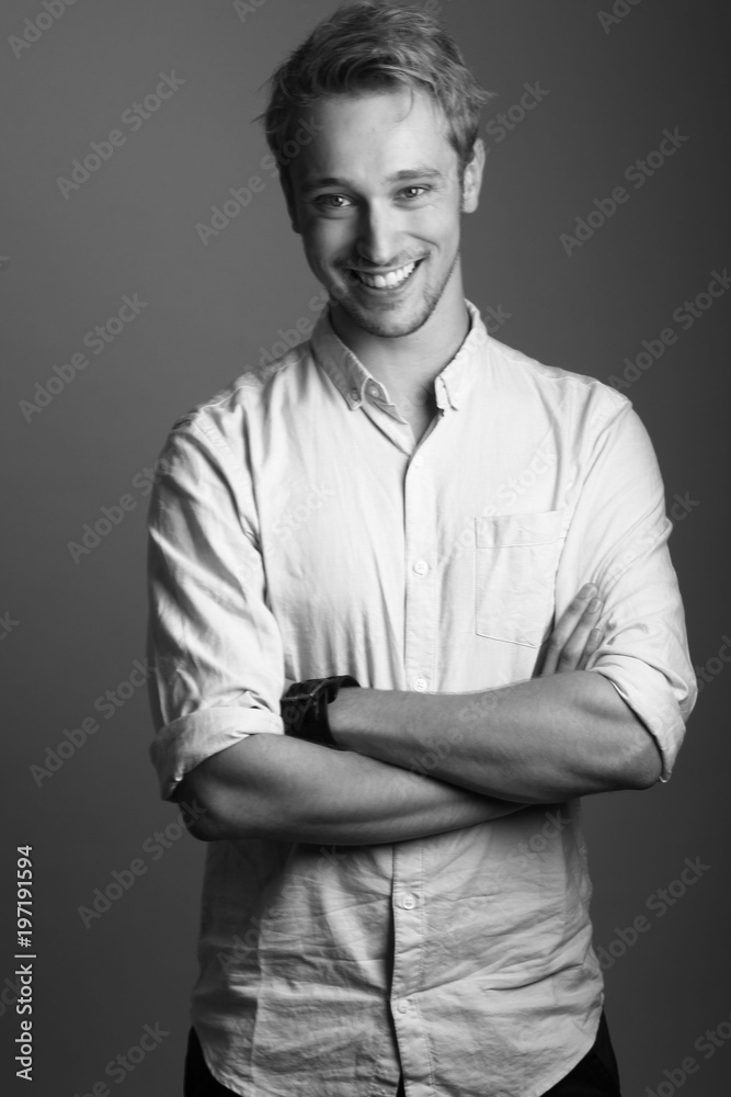 Fototapeta premium Caucasian man