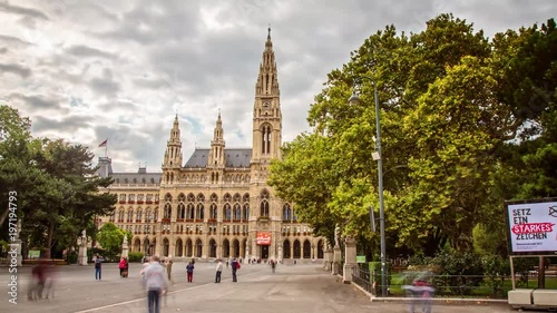 Rathaus Wien Hyperlapse/The Vienna City Hall Hyperlapse 4K !
