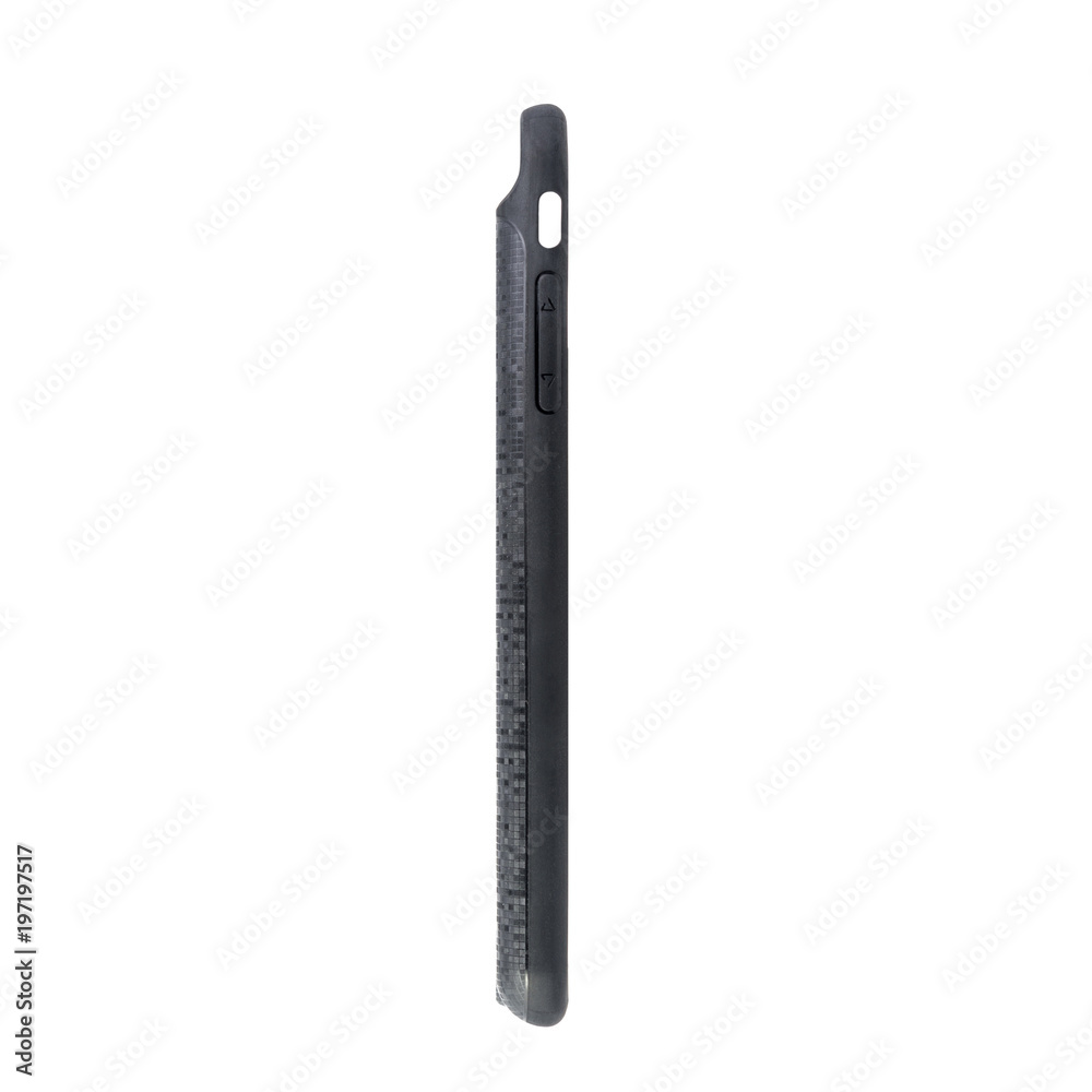 Mobile phone battery case isolated on white Mobile phone battery case isolated on white