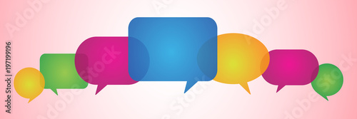 Colorful Speech Bubbles