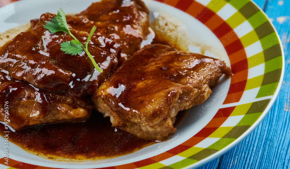 Red Wine Caramelized Pork Belly Red Wine Caramelized Pork Belly