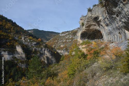 Fototapeta GORGES DU TARN, CIRQUE DE POUGNADOIRES, LOZERE FRANCE