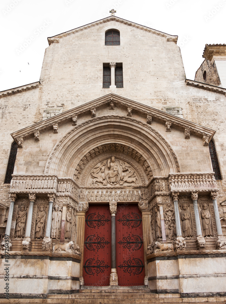 Church of St. Trophime in Arles, Provence, France. 