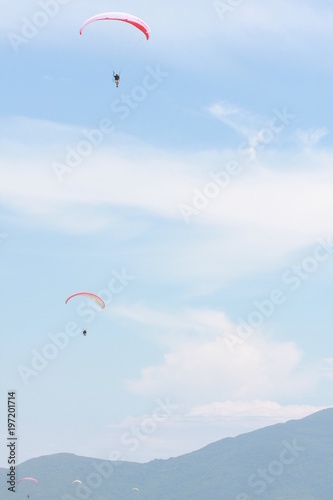 paragliding in danang beach Vietnam