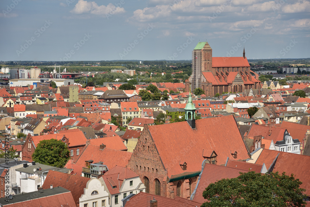 Blick auf Wismar