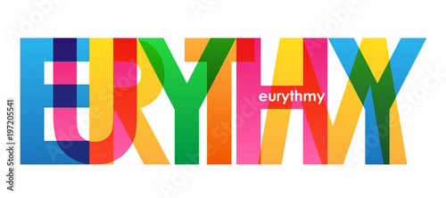EURYTHMY Colorful Letters Icon