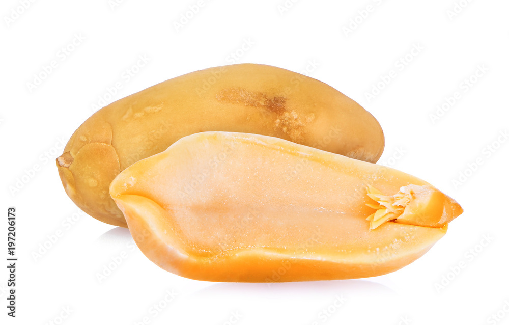 roasted peanuts seed isolated on white background roasted peanuts seed isolated on white background