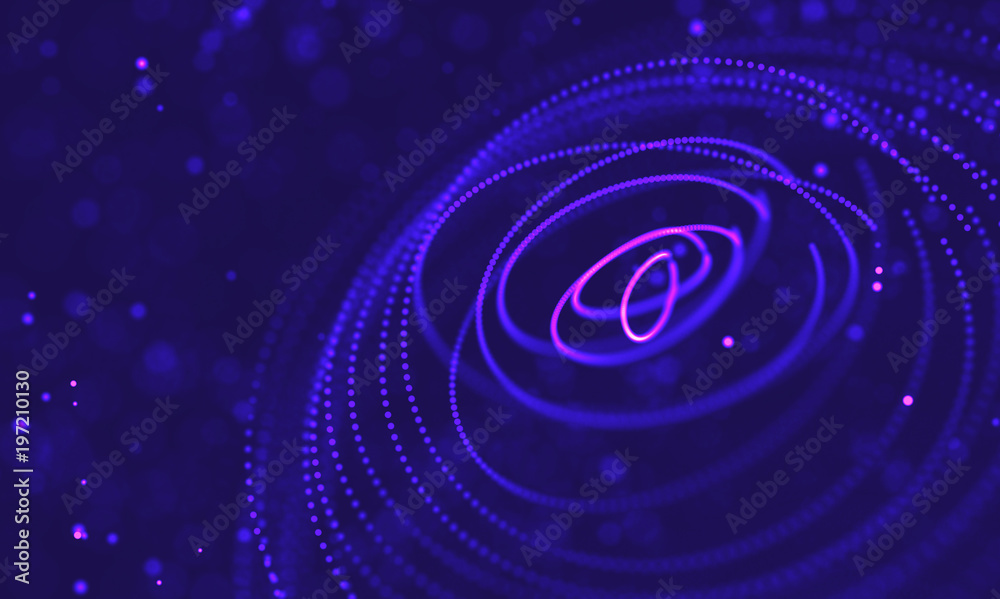 Фотография Ultra violet galaxy background