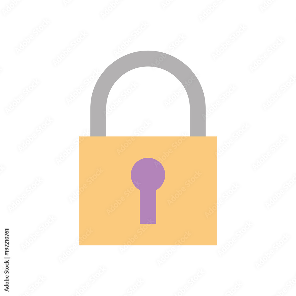 security padlock close protection icon vector illustration security padlock close protection icon vector illustration