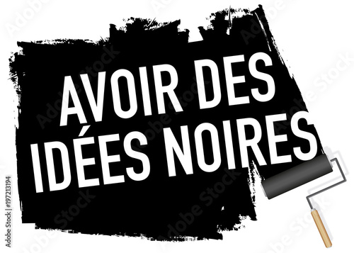 expression - dépression - noir - déprime - suicide - cerveau - déprimer - idée noire - stress