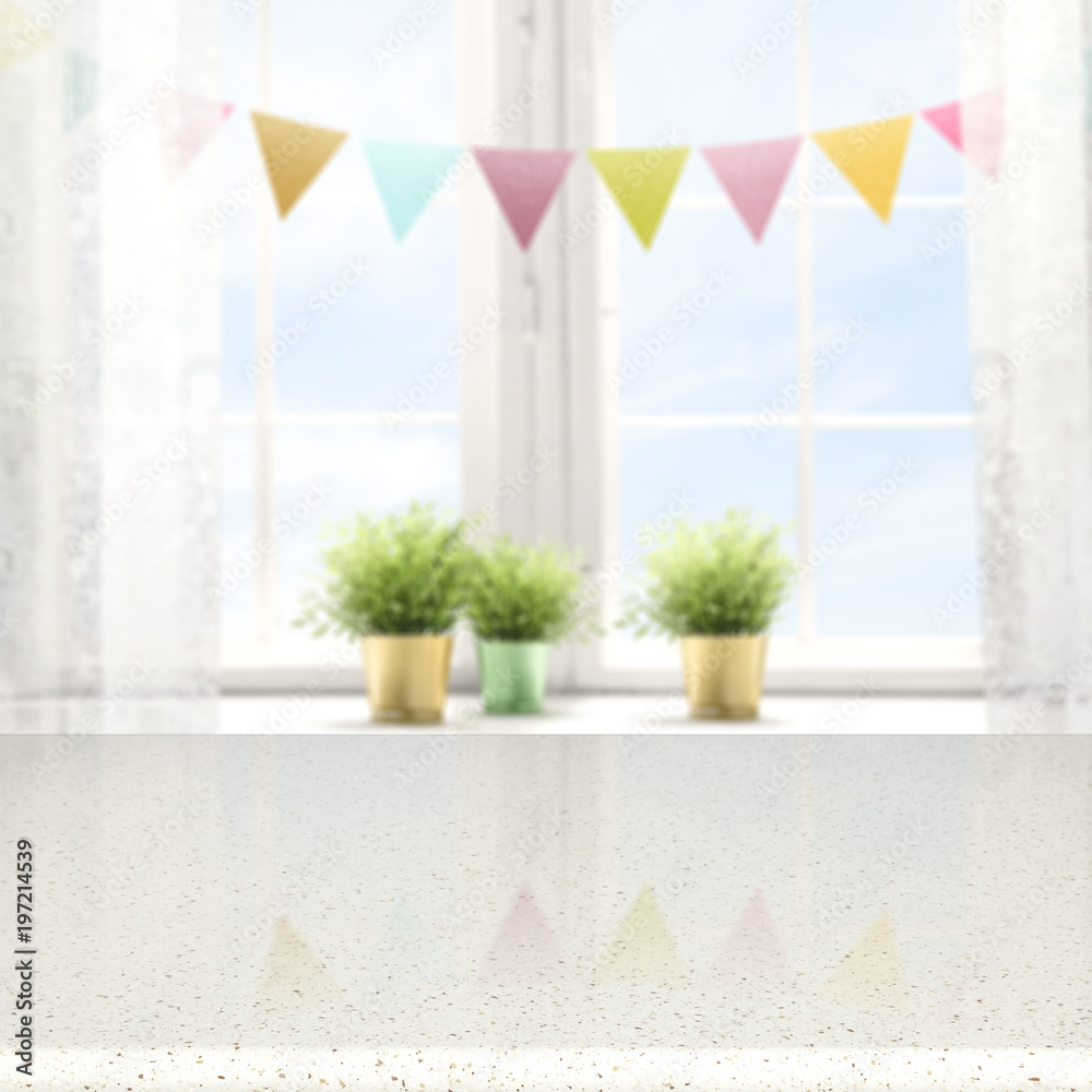 Fototapeta premium easter table background and free space for your decoration. 