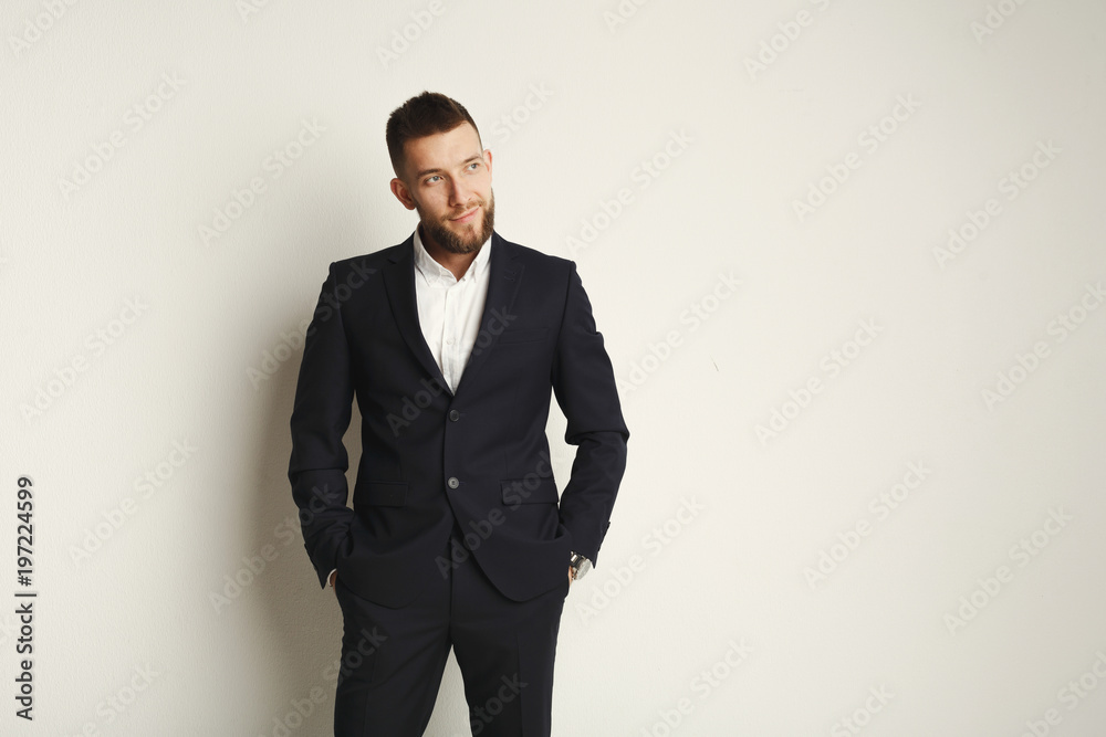 Handsome young caucasian businessman Handsome young caucasian businessman