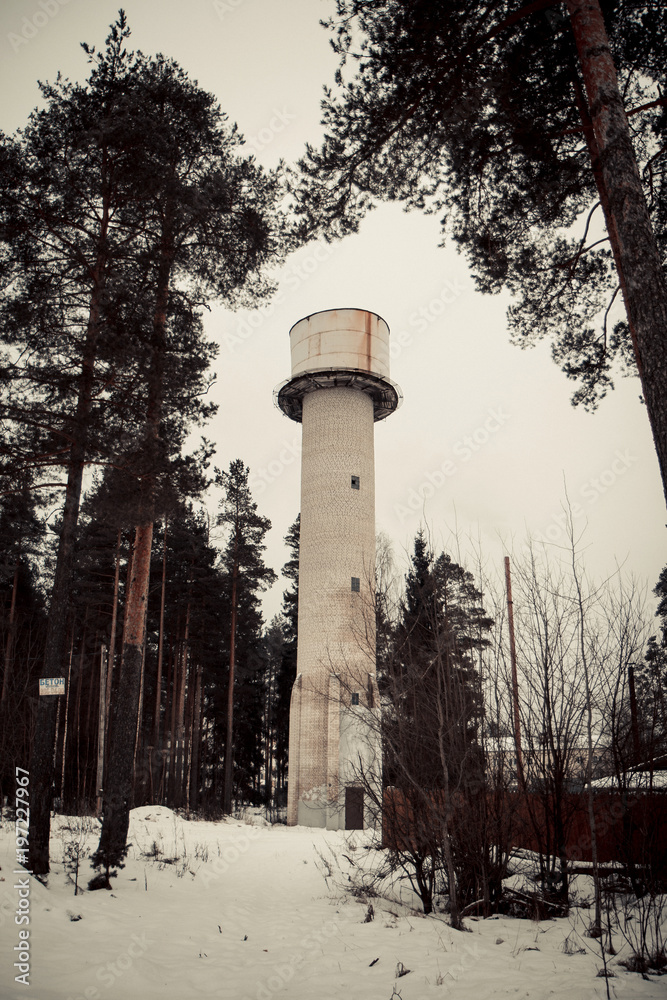 Fototapeta premium Водонапорная башня