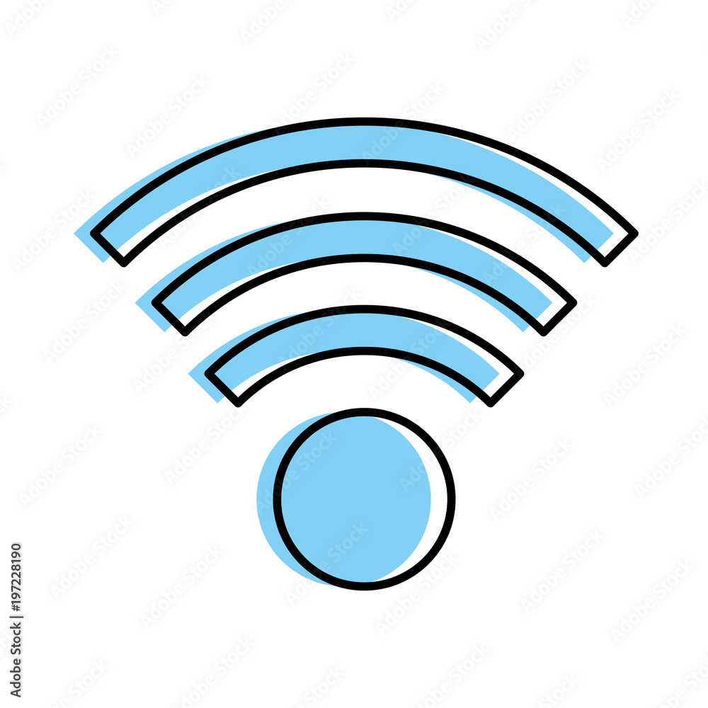 wifi internet connection signal wireless icon vector illustration wifi internet connection signal wireless icon vector illustration