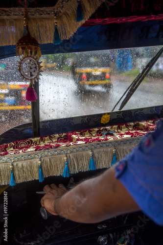 Decorative indian tuktuk
