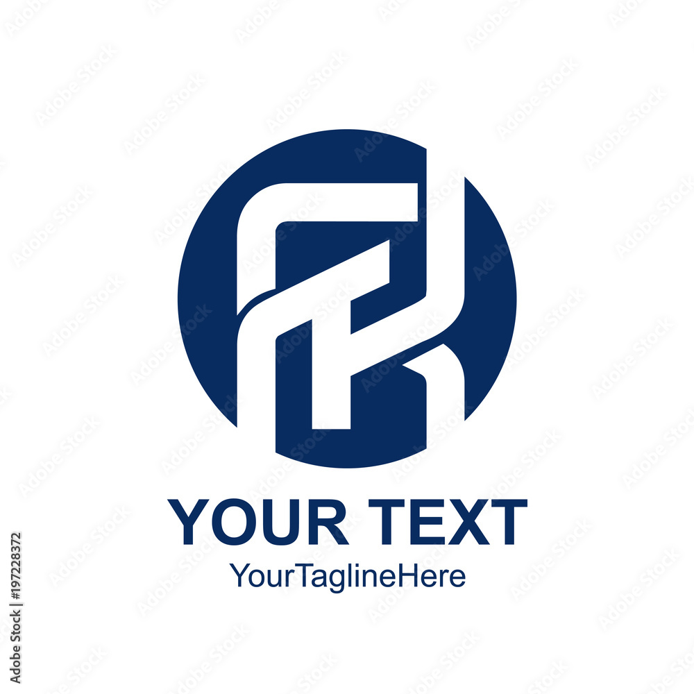 Initial letter FK logo template colored circle blue design for business and company identity Initial letter FK logo template colored circle blue design for business and company identity