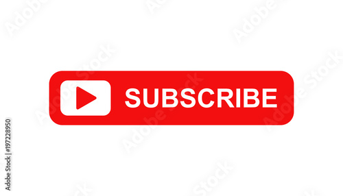 Subscribe button icon. Vector illustration. Business concept subscribe pictogram.
