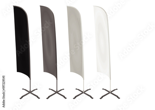 Promotion flags. vector illustration